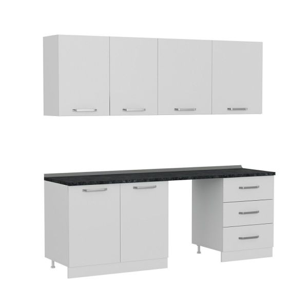 Minar 220 Cm Mutfak Dolabı Beyaz 220-B12