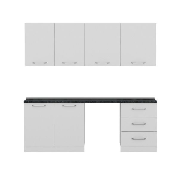 Minar 220 Cm Mutfak Dolabı Beyaz 220-B12