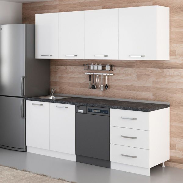 Minar 220 Cm Mutfak Dolabı Beyaz 220-B12