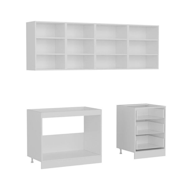 Minar 220 Cm Mutfak Dolabı Beyaz 220-B12