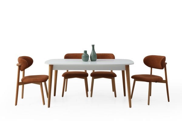 Lotus Bohem Tarz Yemek Odası Takımı - Artisan