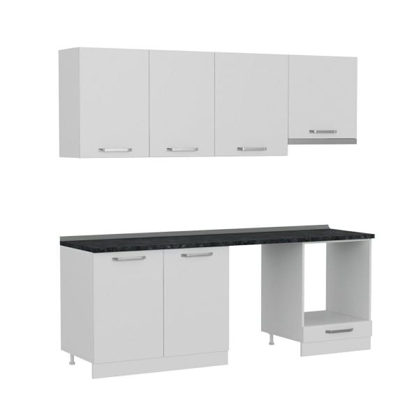 Minar 220 Cm Mutfak Dolabı Beyaz 220-B14