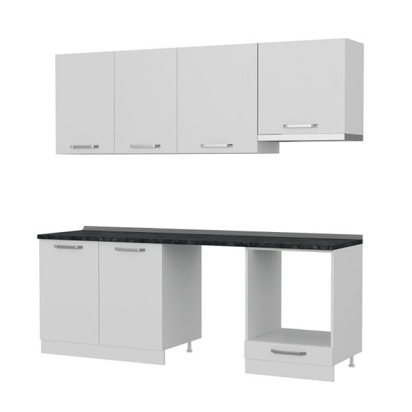 Minar 220 Cm Mutfak Dolabı Beyaz 220-B14