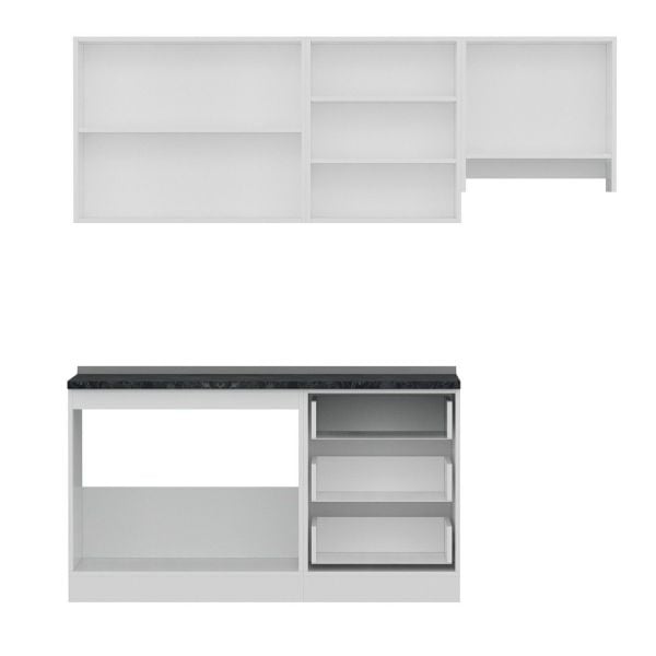 Minar 210 Cm Mutfak Dolabı Beyaz 210-B4