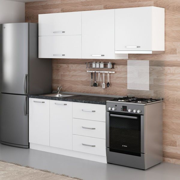 Minar 210 Cm Mutfak Dolabı Beyaz 210-B4