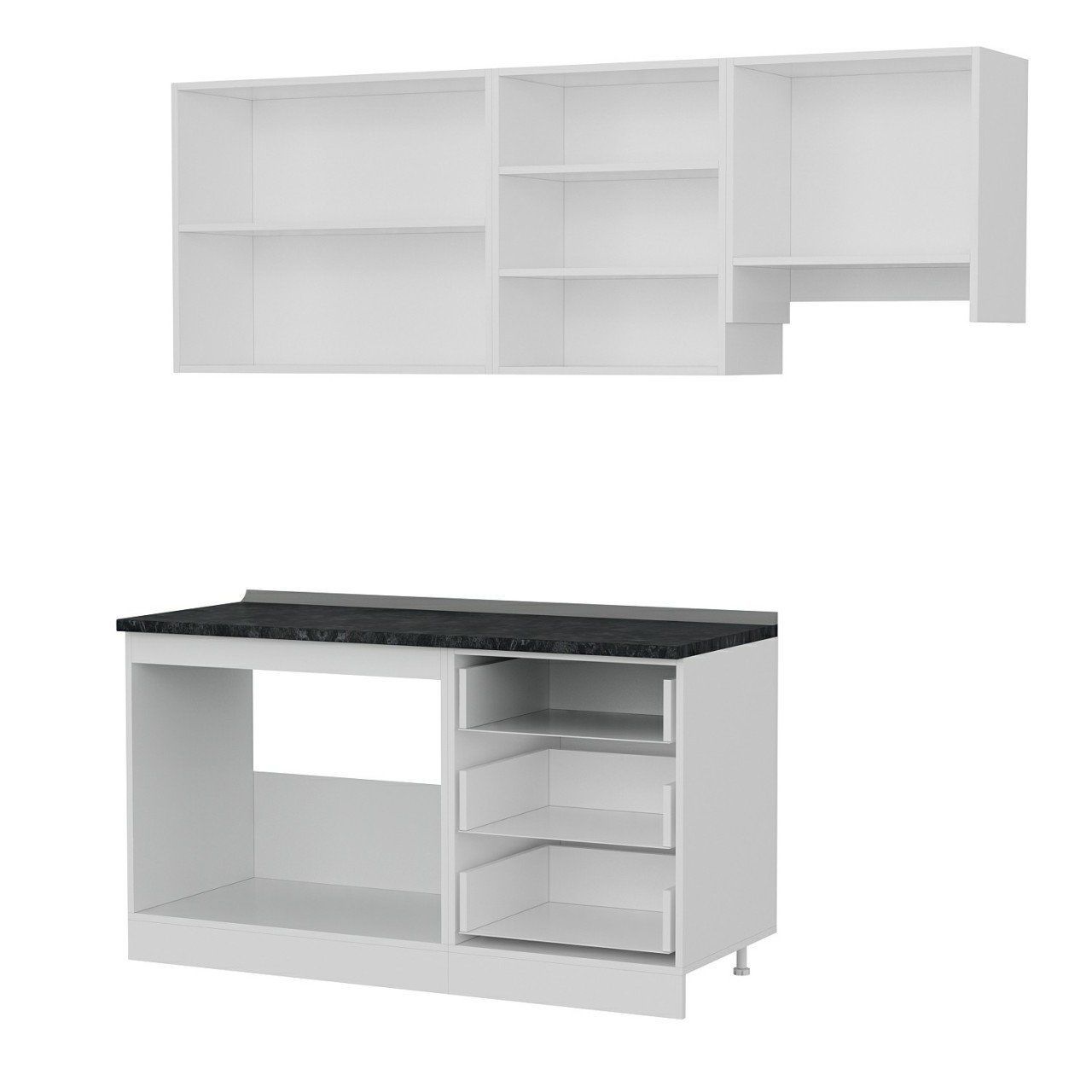 Minar 210 Cm Mutfak Dolabı Beyaz 210-B4