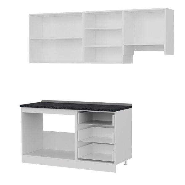 Minar 210 Cm Mutfak Dolabı Beyaz 210-B4