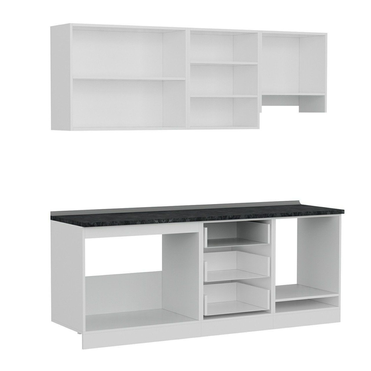 Minar 210 Cm Mutfak Dolabı Beyaz 210-B5