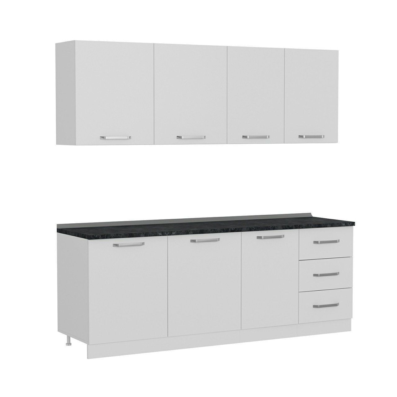 Minar 220 Cm Mutfak Dolabı Beyaz 220-B1