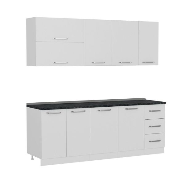 Minar 220 Cm Mutfak Dolabı Beyaz 220-B2