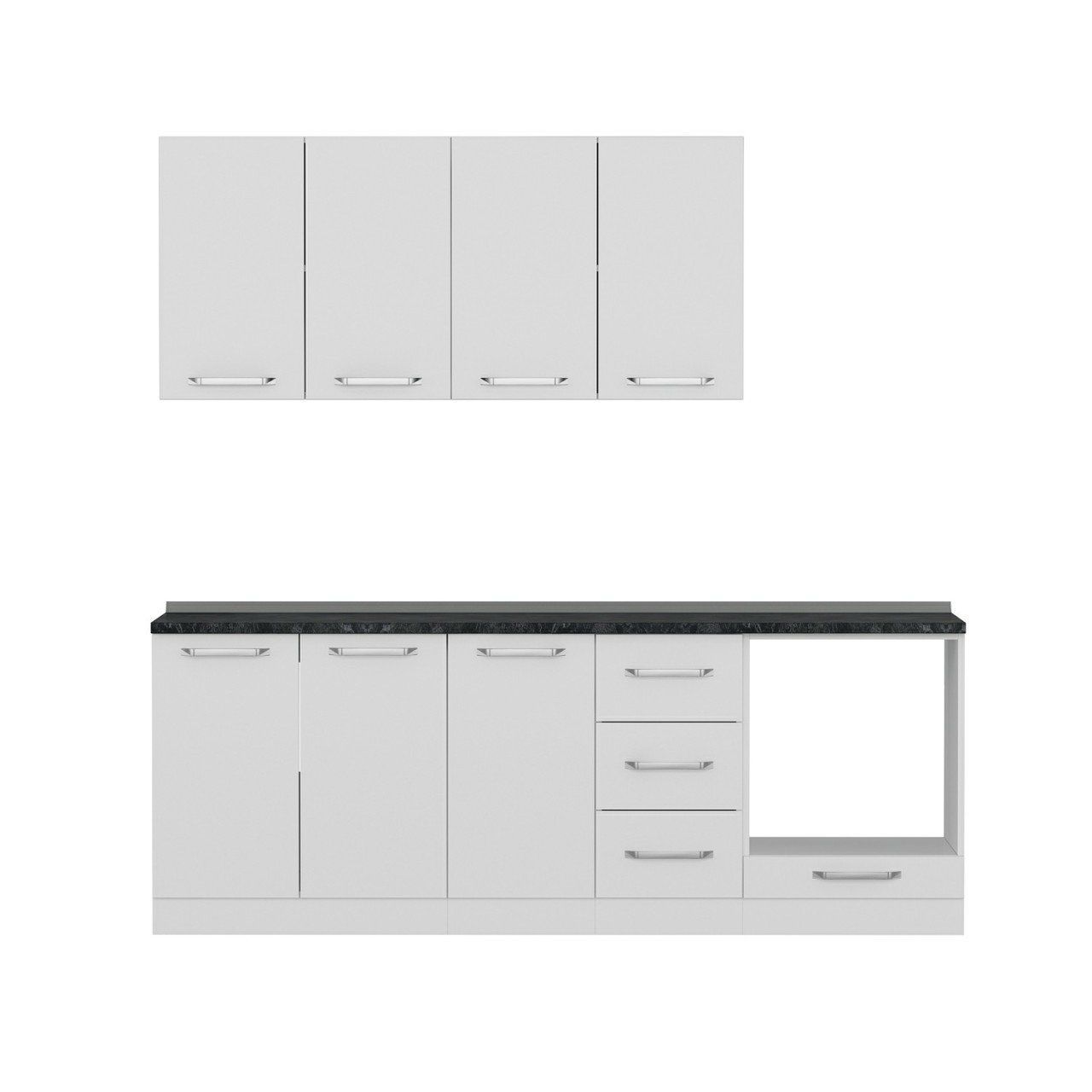 Minar 220 Cm Mutfak Dolabı Beyaz 220-B4