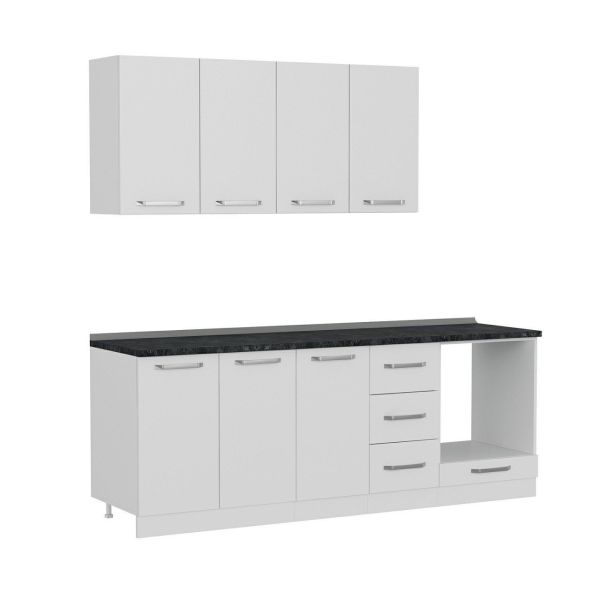 Minar 220 Cm Mutfak Dolabı Beyaz 220-B4