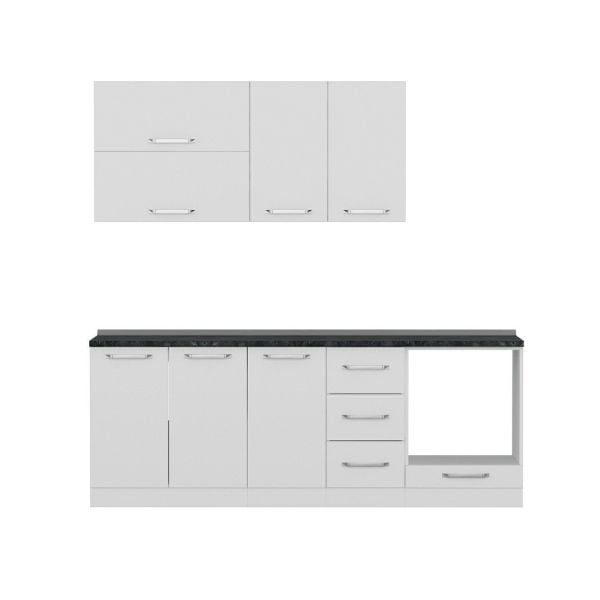 Minar 220 Cm Mutfak Dolabı Beyaz 220-B7