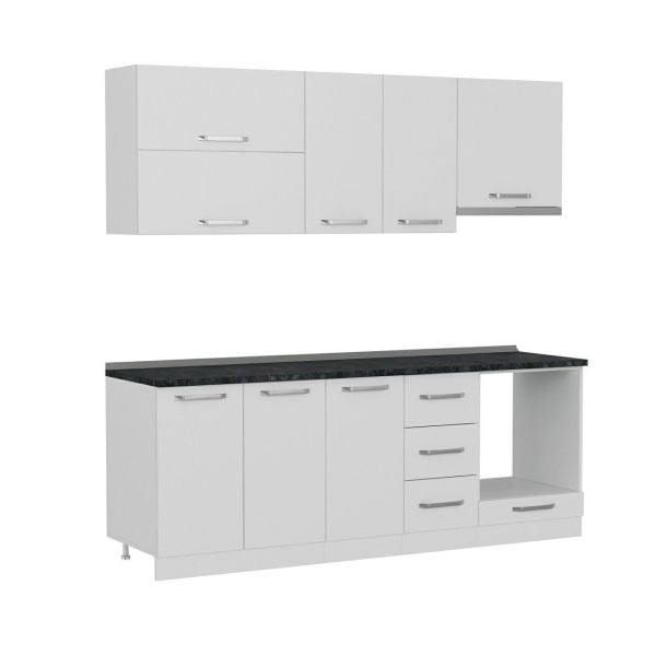 Minar 220 Cm Mutfak Dolabı Beyaz 220-B9