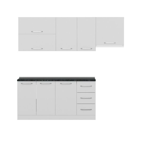 Minar 225 Cm Mutfak Dolabı Beyaz 225-B4