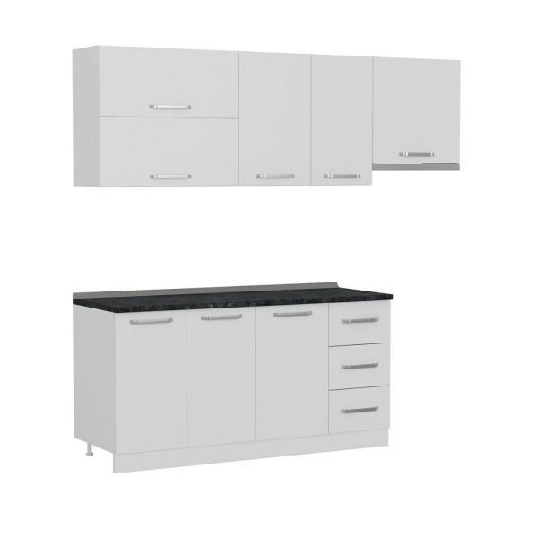 Minar 225 Cm Mutfak Dolabı Beyaz 225-B4