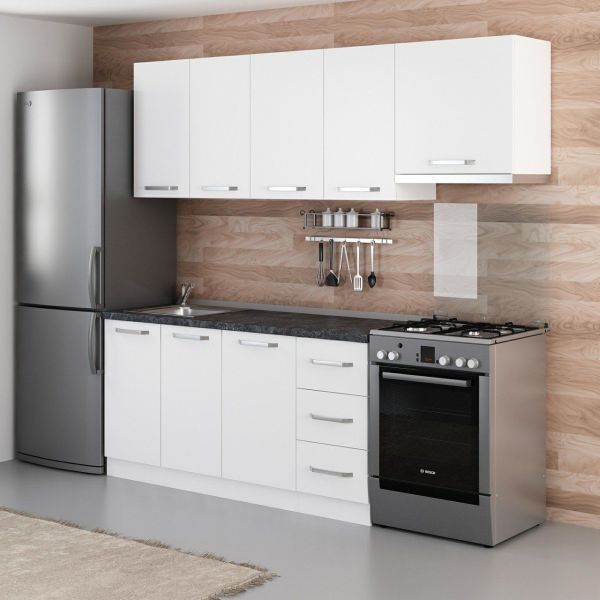 Minar 225 Cm Mutfak Dolabı Beyaz 225-B7