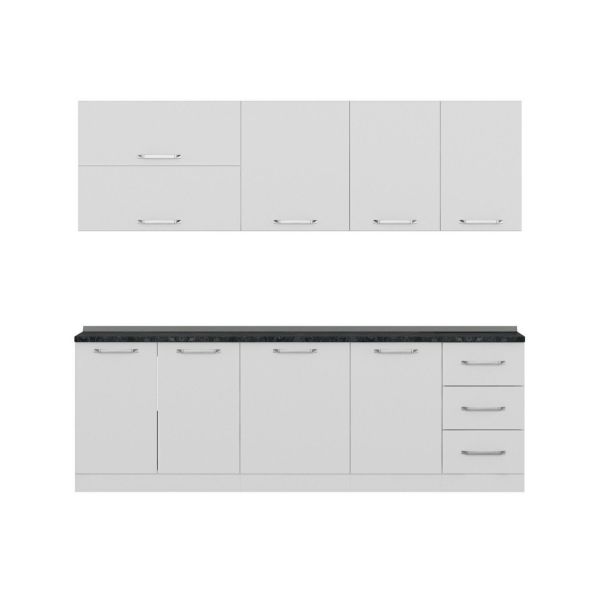 Minar 245 Cm Mutfak Dolabı Beyaz 245-B2