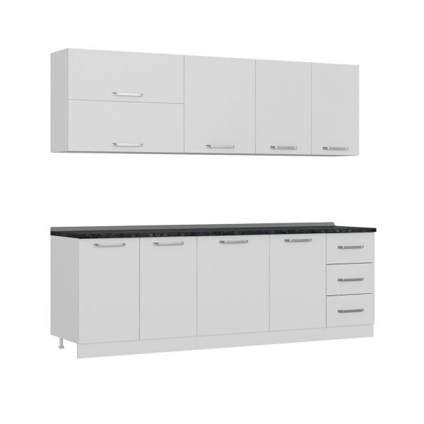 Minar 245 Cm Mutfak Dolabı Beyaz 245-B2