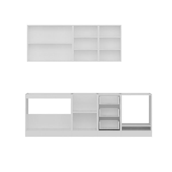 Minar 245 Cm Mutfak Dolabı Beyaz 245-B7