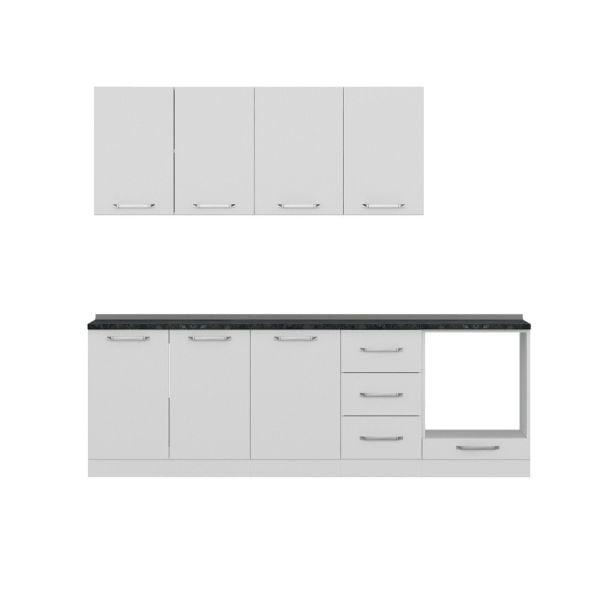 Minar 245 Cm Mutfak Dolabı Beyaz 245-B7