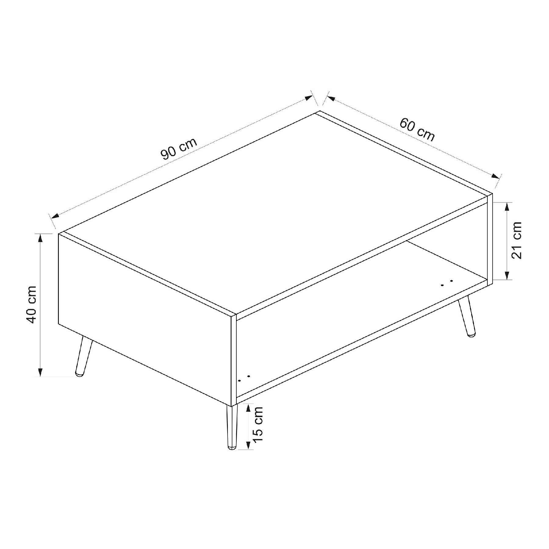 Elina Ayaklı Oturma Odası Set1 - Beyaz/Kumtaşı