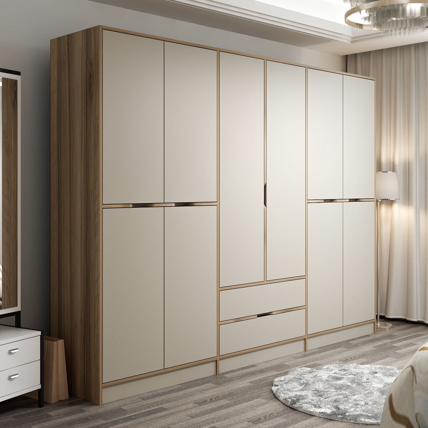 Elina 6 Kapaklı Dolap - Dore/Kumtaşı