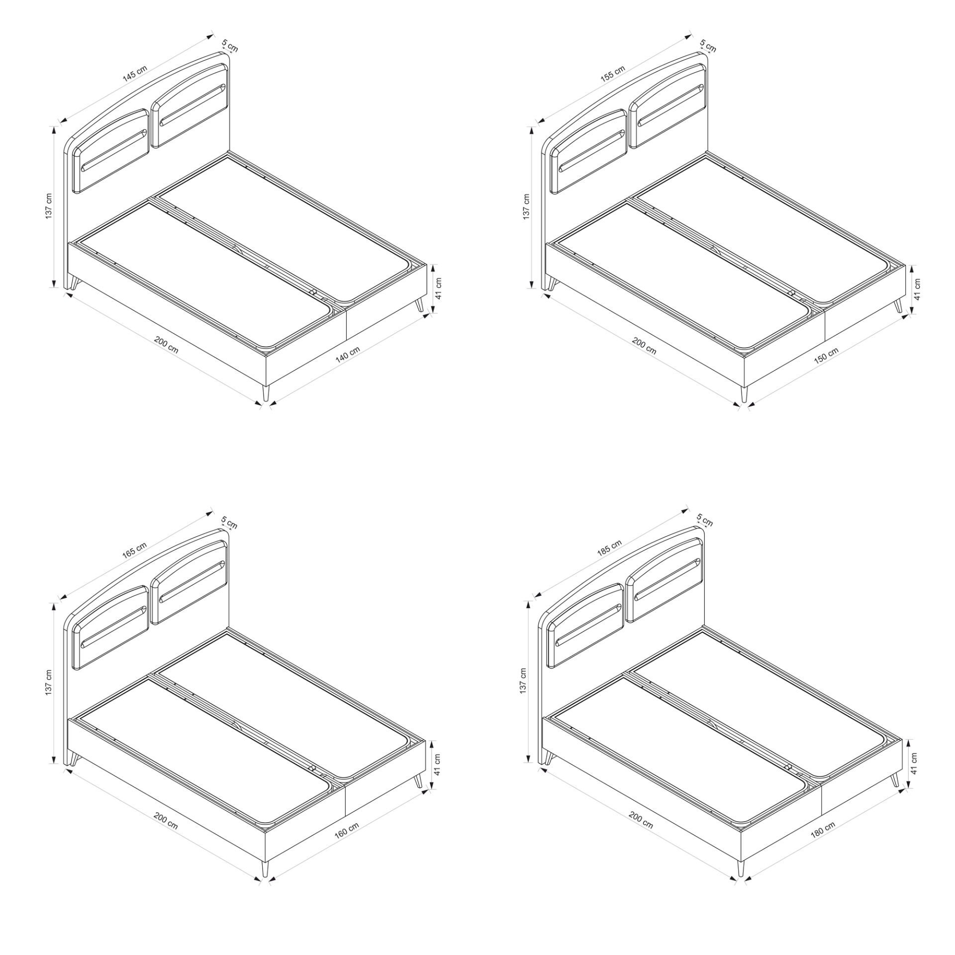 Retro Baza Başlık - Siyah Ayak-Coco03-Yastık Coco08