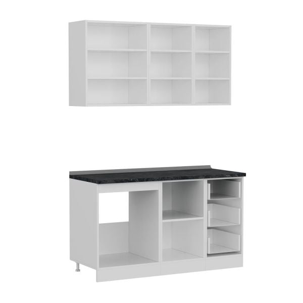 Minar 145 Cm Mutfak Dolabı Beyaz 145-B1