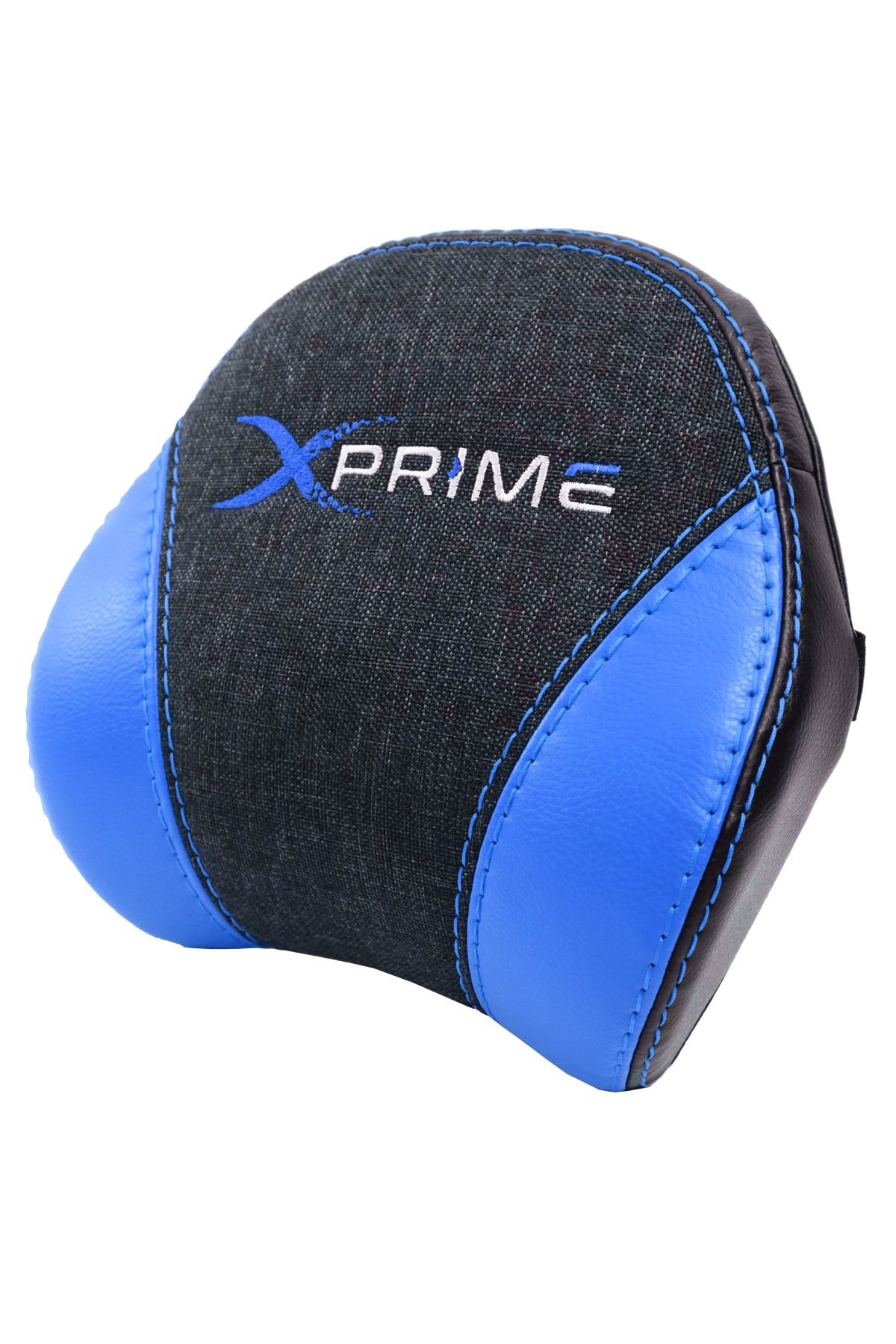 XPrime Tyler Oyuncu Koltuğu Hybrid Kumaş 4D Kolçak Ayak Uzatmalı Mavi