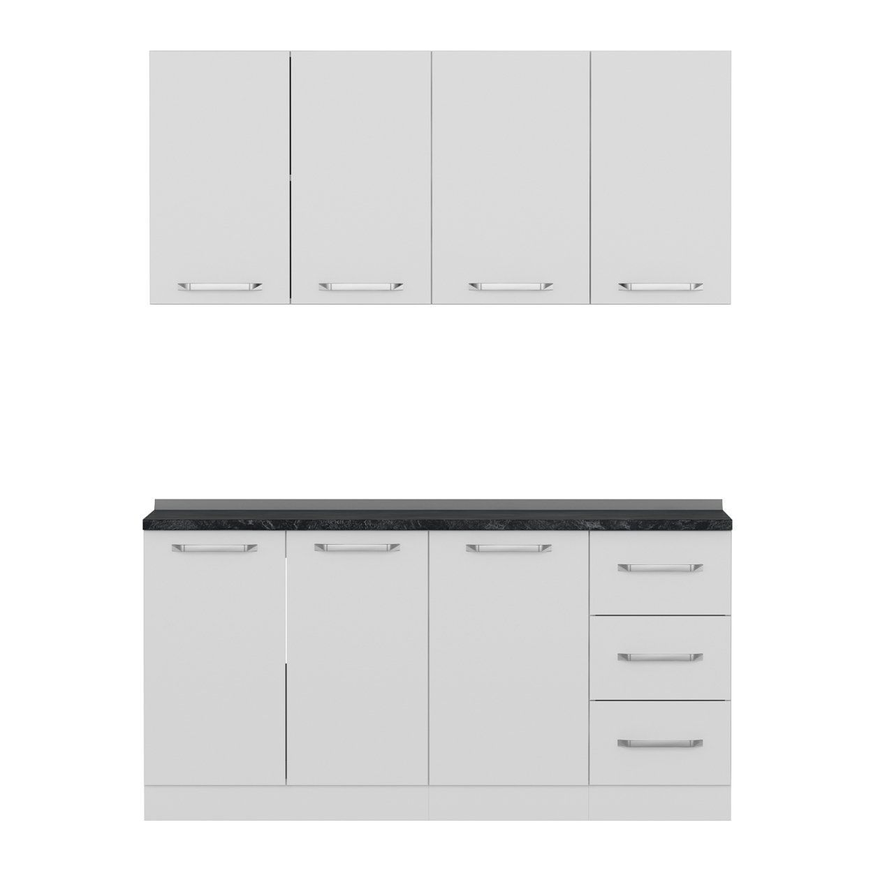 Minar 165 Cm Mutfak Dolabı Beyaz 165-B1