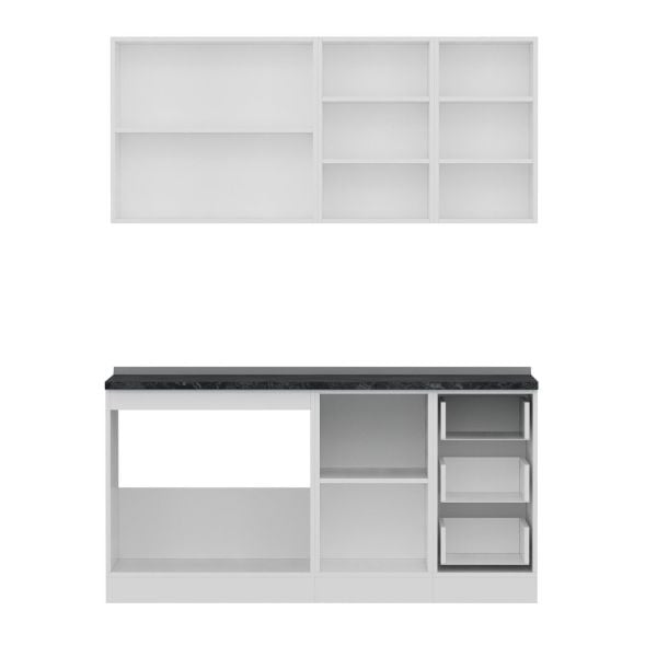 Minar 165 Cm Mutfak Dolabı Beyaz 165-B2