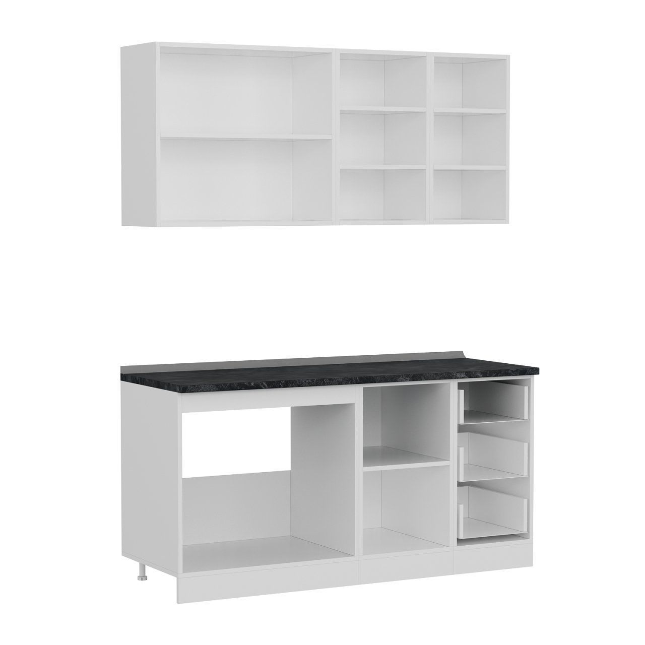 Minar 165 Cm Mutfak Dolabı Beyaz 165-B2