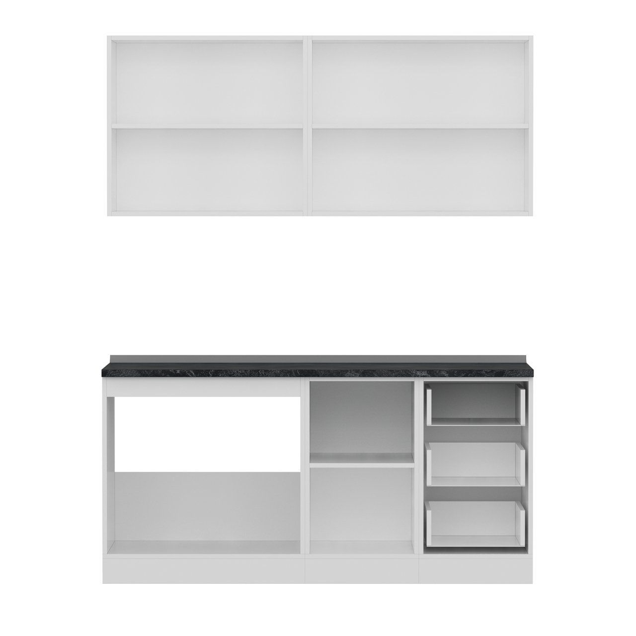 Minar 170 Cm Mutfak Dolabı Beyaz 170-B2