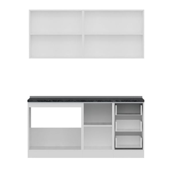 Minar 170 Cm Mutfak Dolabı Beyaz 170-B2