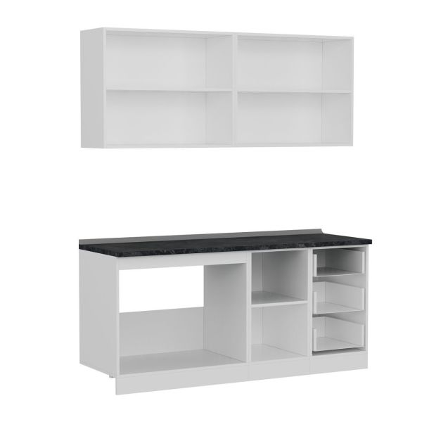 Minar 180 Cm Mutfak Dolabı Beyaz 180-B2