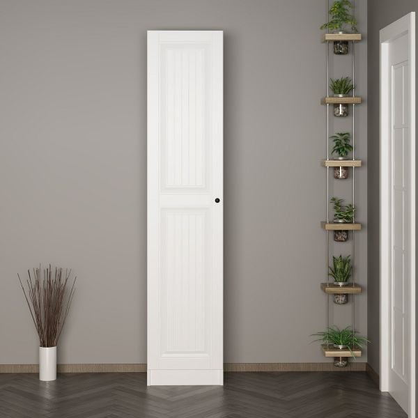 Minar Kale 210 Cm 1 Kapaklı 1B Raf Portmanto Byz Mbr İlkbahar Byz