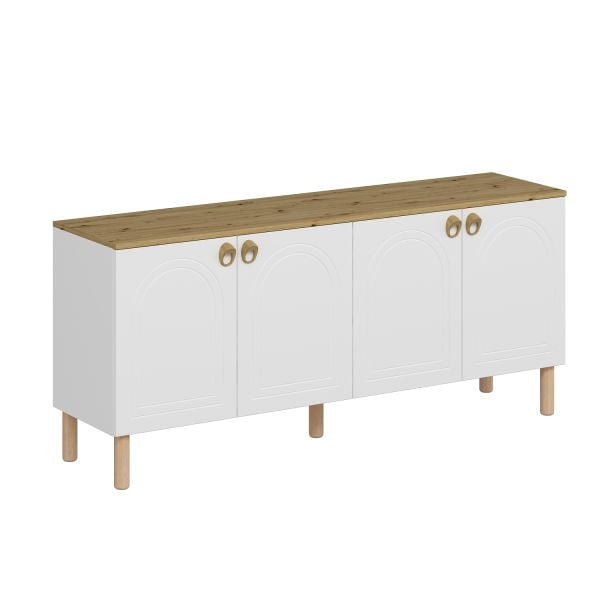 Lotus Bohem Tarz Konsol - Beyaz/Artisan