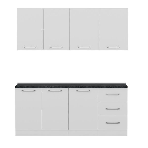 Minar 190 Cm Mutfak Dolabı Beyaz 190-B1