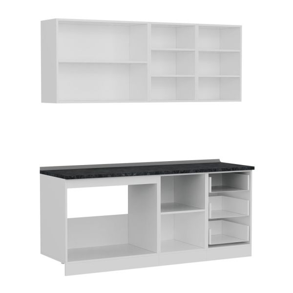 Minar 190 Cm Mutfak Dolabı Beyaz 190-B2