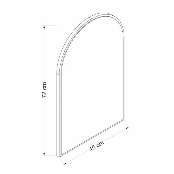 Lotus Konsol Aynası - Beyaz