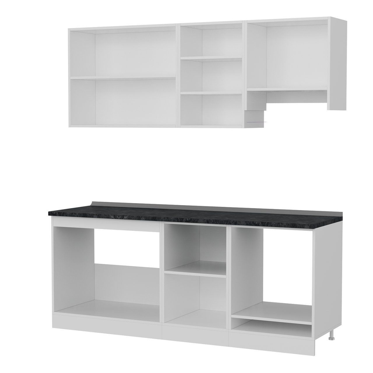 Minar 200 Cm Mutfak Dolabı Beyaz 200-B8