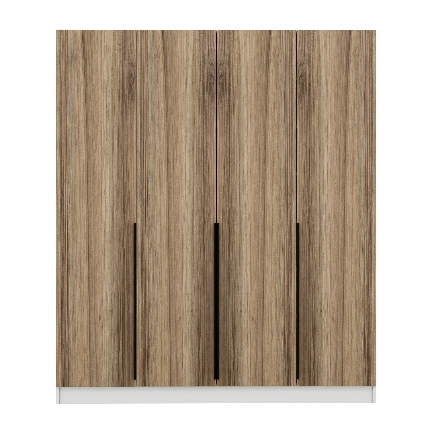 Minar Kale 210 Cm 4 Kapaklı 2B Raf Portmanto Beyaz Dore Plus