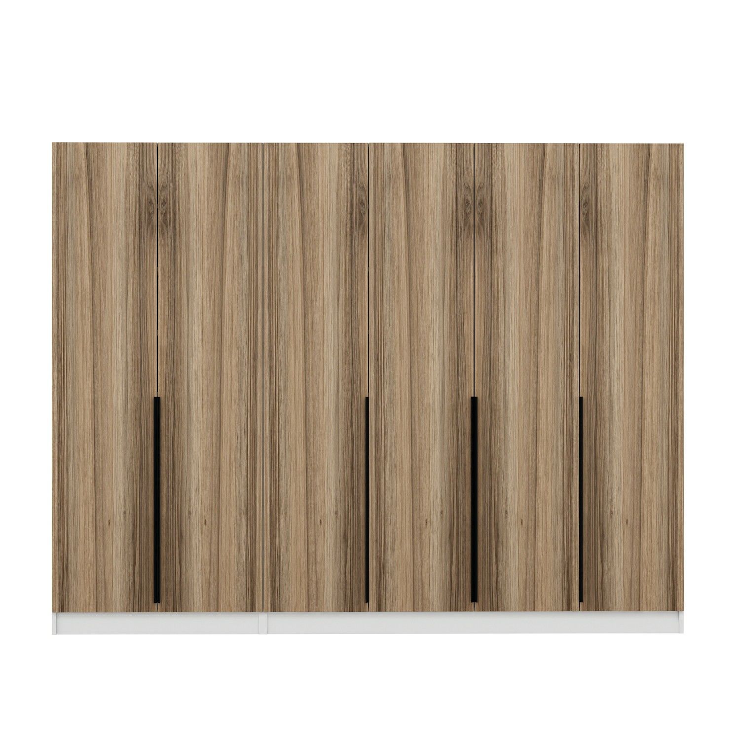 Minar Kale 210 Cm 6 Kapaklı 4B Raf Portmanto Beyaz Dore Plus