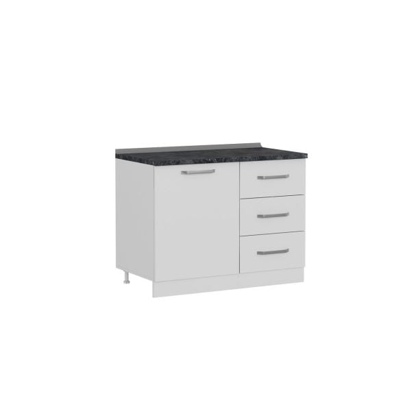 Minar 110 Cm Mutfak Dolabı Beyaz 110-B1-Alt Modül