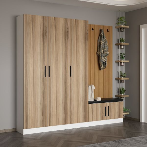 Minar Kale Dekor Panel 3 K 1B Raf Portmanto+Ayk Mind Byz Dore