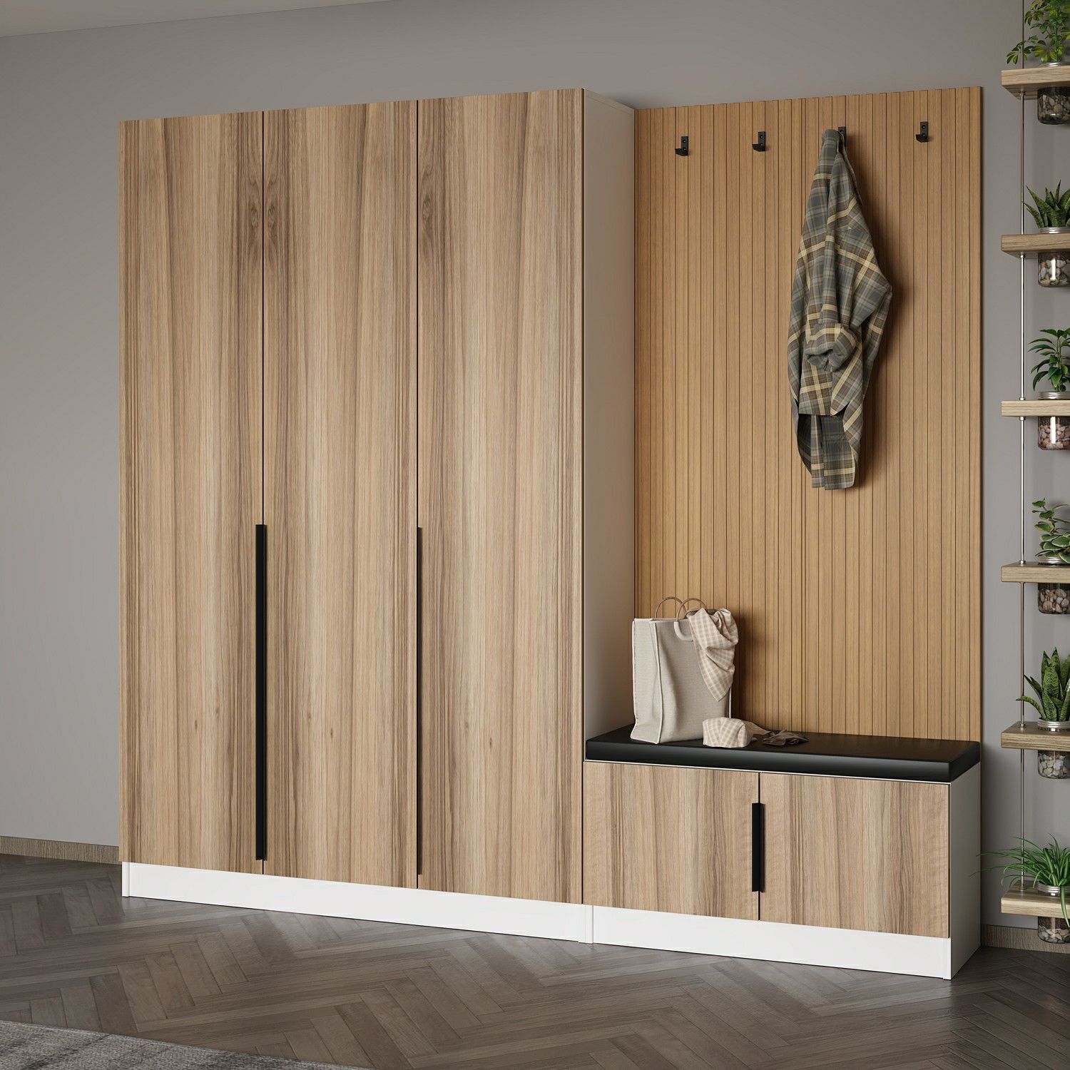 Kale Dekor Panel 3 K 1B Raf Portmanto+Ayk Mind Byz Dore Plus