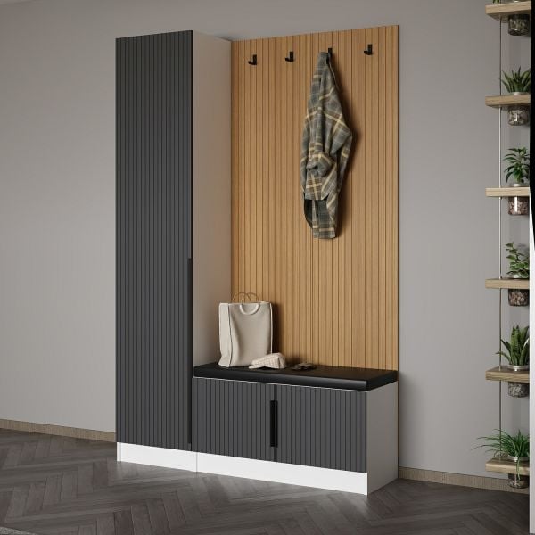 Kale Dekor Panel 1 K 1B Raf Portmanto+Ayk Mind Byz Mbr Çizg Ant