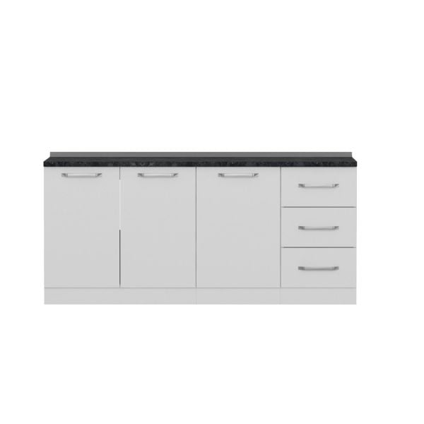 Minar 185 Cm Mutfak Dolabı Beyaz 185-B1-Alt Modül