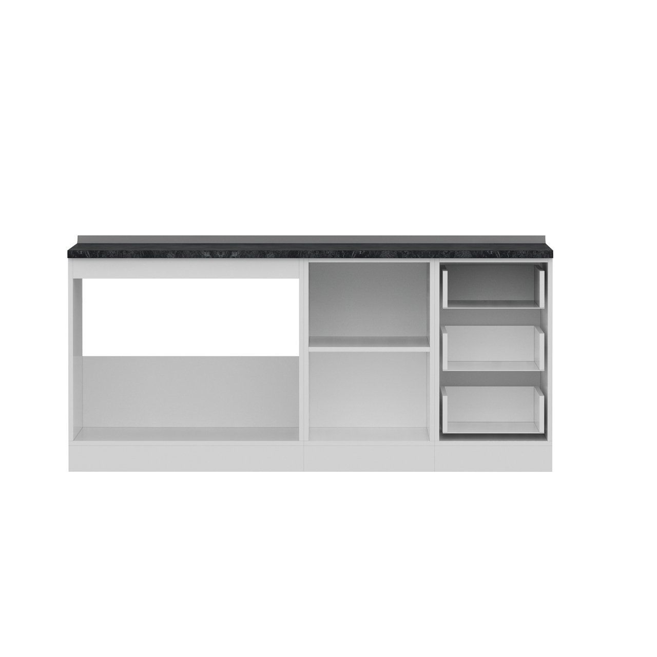 Minar 185 Cm Mutfak Dolabı Beyaz 185-B1-Alt Modül